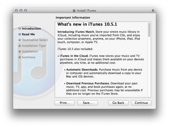 iTunes 10.5.1