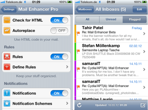 Mail Enhancer Pro-pour iPhone Mail Enhancer Pro-pour iPhone