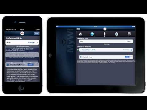 MyWi 5.5 votre iphone en hotspot wifi bluetooth