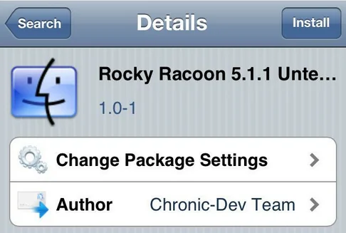 Racoon Rocky Convertir Jailbreak Tethered 5.1.1 à Untethered Racoon Rocky Convertir Jailbreak Tethered 5.1.1 à Untethered