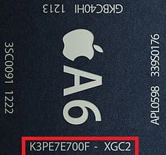 processeur A6 iphone5