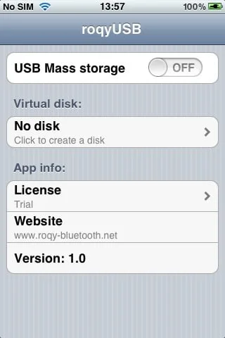 tweak roqyUSB pour transformer son iPhone en clé USB