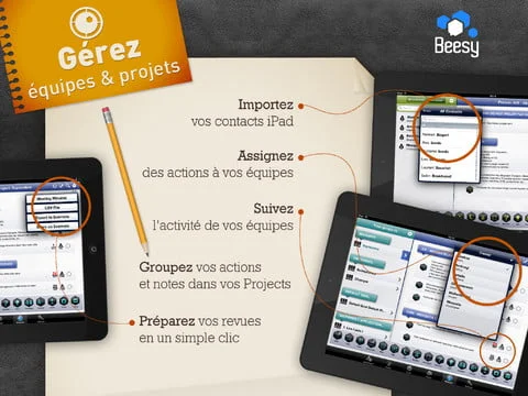 Beezy 1.5 gérer ses projets