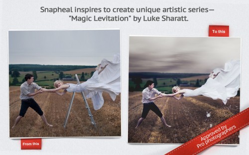 Snapheal retouche photo et supprime les objets