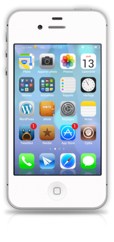 iOS 7 thème iPhone - Info iDevice - 1