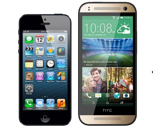 comparaison iphone 5 htc one mini infoidevice