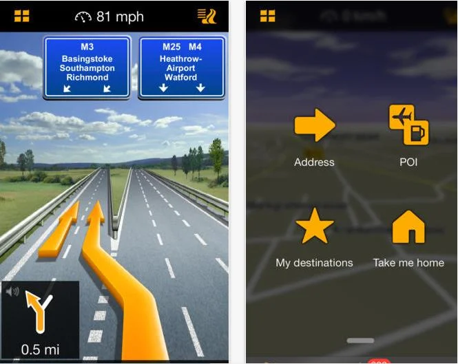 GPS NAVIGON Europe - Info iDevice