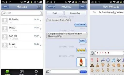 iMessage chat Android - Info iDevice