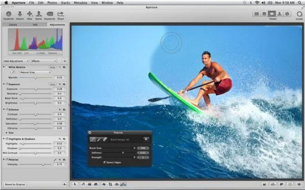 Aperture gratuit sur Mac-Info iDevice