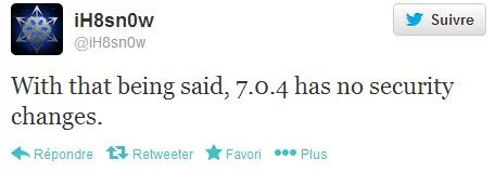 iH8sn0w-iOS 7.0.4 has no security changes-Info iDevice