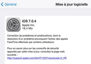 iOS 7.0.4 Apple - Info iDevice