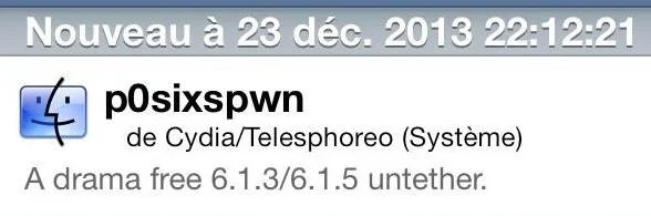 p0sixspwn jailbreak untethered iOS 6.1.3-6.1.5-Info iDevice