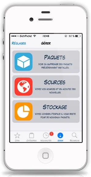 réinstaller les sources cydia-Info iDevice
