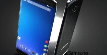illustration du Galaxy S5 avec une image d'un concept