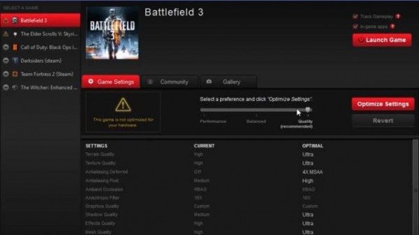 réglages des jeux pc pour les cartes graphiques AMD