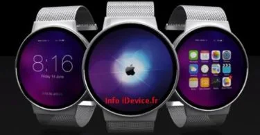 image du dernier concept d'iWatch Apple