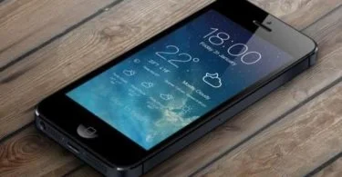 illustration du tweak cydia iOS 7 lockscreen weather