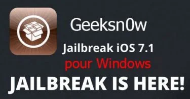 Jailbreak iOS 7.1 Geeksn0w pour Windows