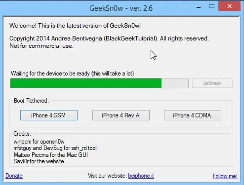 Jailbreak Iphone 4 Ios 7.1 Geeksn0w Infoidevice 5