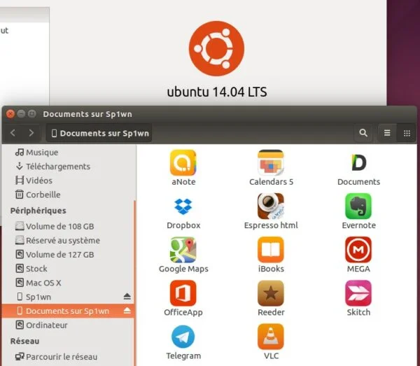 iPhone sous Linux Ubuntu 14.04