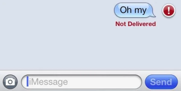 problèmes imessage non distribué