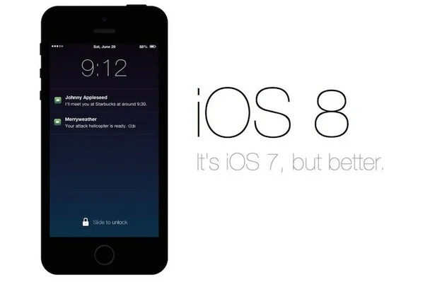tout sur iOS 8 Apple