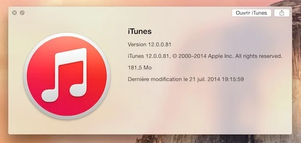 iTunes 12 Apple