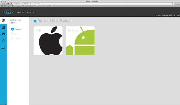 virtualier iOS et Android