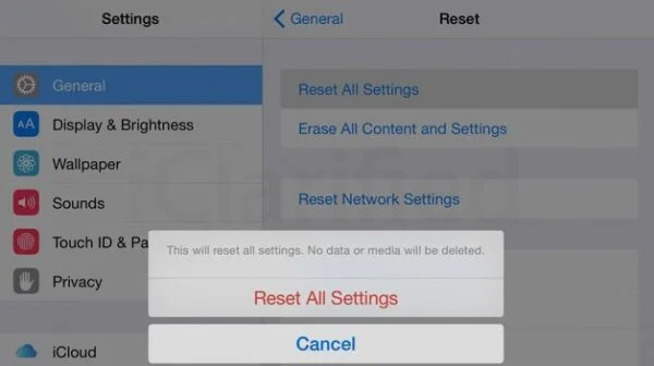 bug ios 8