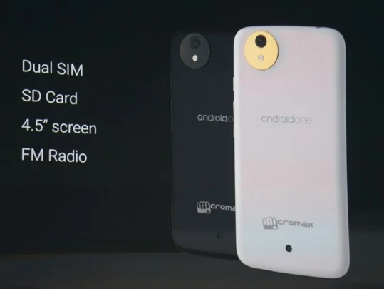 smartphone Android One Micromax