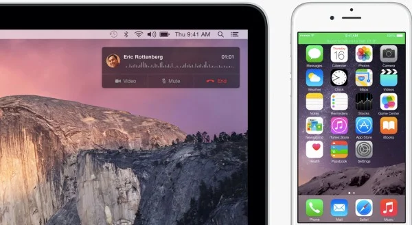 appels depuis un mac os x yosemite