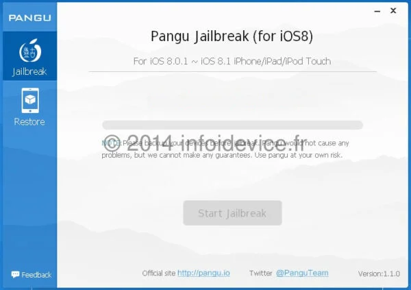 jailbreak untethered ios 8-ios 8.1 Pangu 8