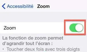 zoom iphone ios 8.1