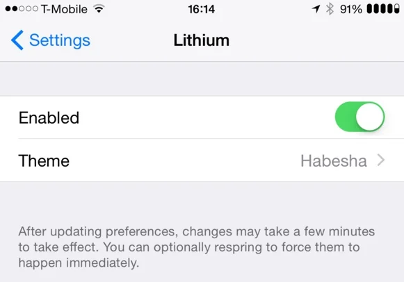 tweak lithium cydia-infoidevice