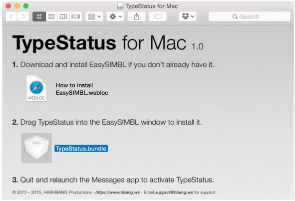 typestatus pour mac-infoidevice