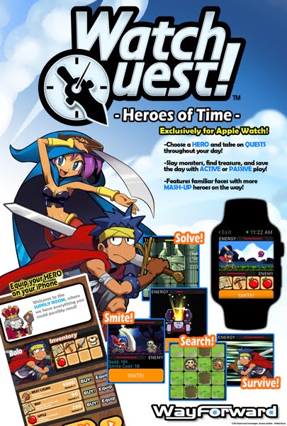 Apple watch quest heroes of time wayforward-infoidevice