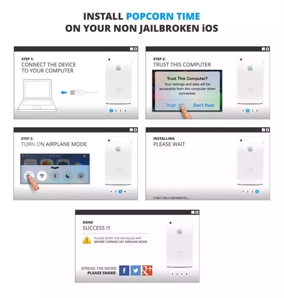 install popcorn time sur iphone-infoidevice