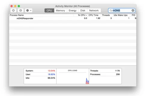suppression discoveryd pour mdnsreponder sur mac-infoidevice