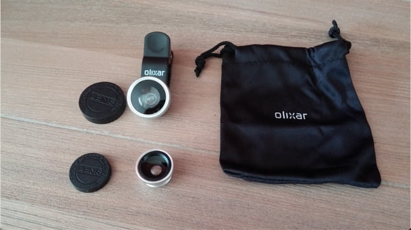 test lentile clip universel olixar-infoidevice