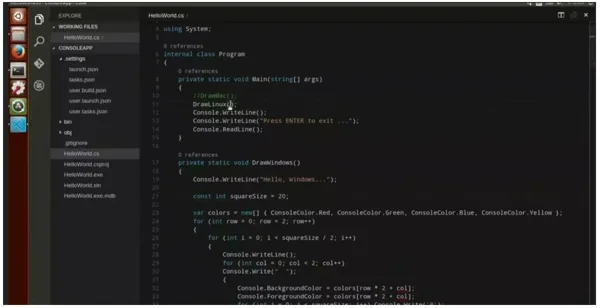visual studio code linux-infoidevice