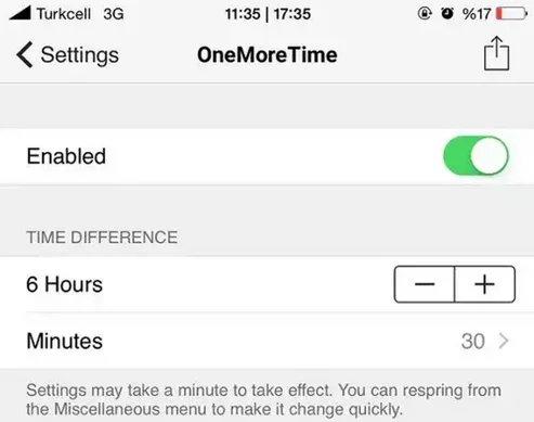 tweak onemoretime cydia-infoidevice