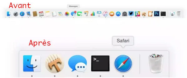 afficher uniquement applications actives dock macbook-infoidevice