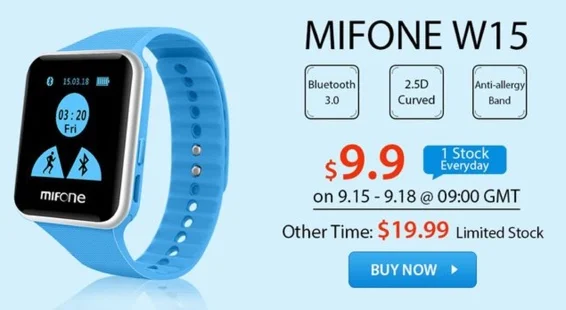 montre mifonew15 en promo-infoidevice