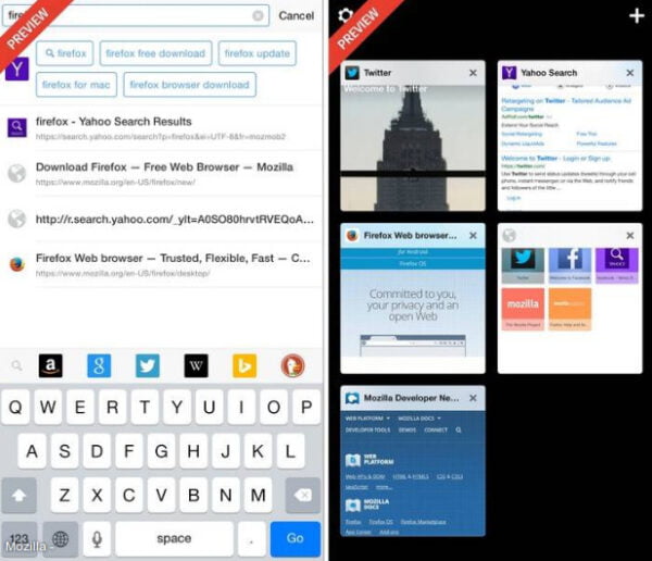 preview mozilla firefox pour iphone-infoidevice