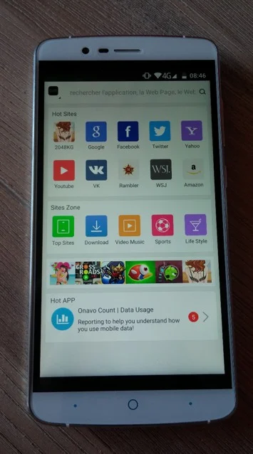 recherche spotlight elephone p8000-infoidevice
