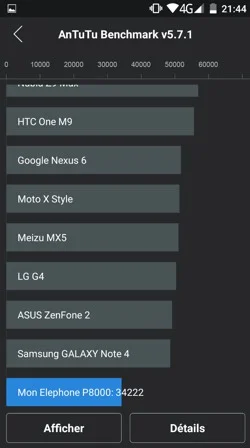 test antutu elephone p8000-infoidevice