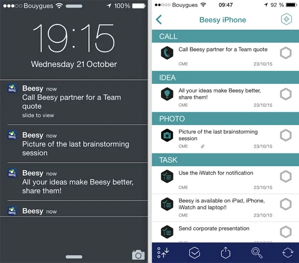 app beesy iphone by beesapps-infoidevice