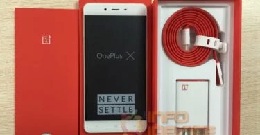 packaging oneplus x-infoidevice