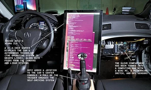 acura voiture autonome par geohot-infoidevice