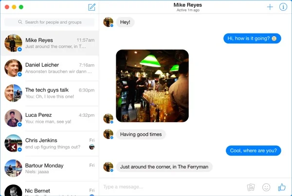 facebook messenger goofy mac-infoidevice
